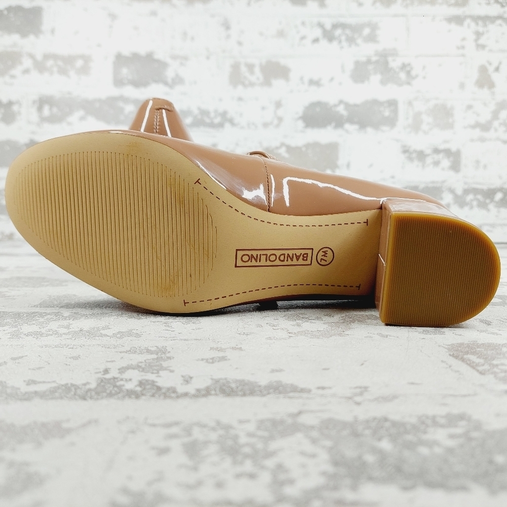 New Bandolino Cariann Nude Vegan Leather Mary Jane Pump W941 - Picture 8 of 12